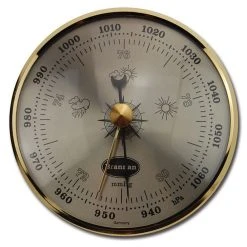 Gilt Dial Barometer