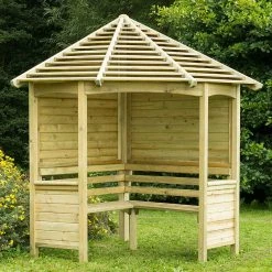 Forest Garden Venetian Corner Arbour -Outdoor garden care CARBHD13