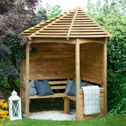 Forest Garden Venetian Corner Arbour -Outdoor garden care CARBHD19