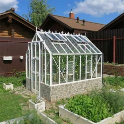Elite Thyme 6'3" Wide Greenhouse For Dwarf Wall -Outdoor garden care ETM6DW1
