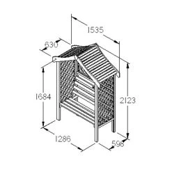 Parisienne Arbour -Outdoor garden care FGBSEAT1HD5