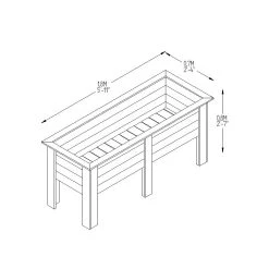 Deep Root Planter -Outdoor garden care FGDRP3