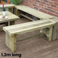 Double Sleeper Bench -Outdoor garden care FGDSBEN11