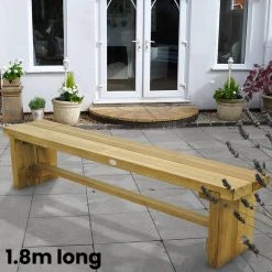 Double Sleeper Bench -Outdoor garden care FGDSBEN15