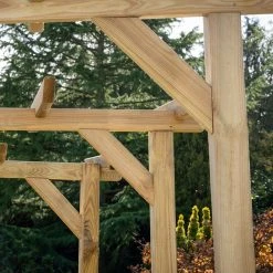 Forest Garden Hanbury Flat Top Arch -Outdoor garden care FGHANFTAHD3