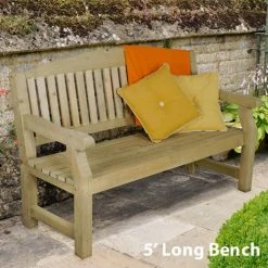 Forest Garden Harvington Bench -Outdoor garden care FGHARBE2