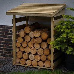 Forest Garden Compact Log Store -Outdoor garden care FGLGSTPHD1