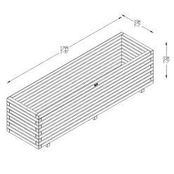 Lomello Planter -Outdoor garden care FGLOPL3