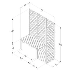 Forest Garden Modular Seating V1 -Outdoor garden care FGMODSEAT1HD9