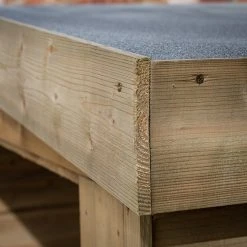 Forest Garden Overlap Apex Log Store -Outdoor garden care FGOALGSTHD4