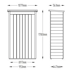 Forest Pent Tall Garden Store Pressure Treated -Outdoor garden care FGPTGSP2