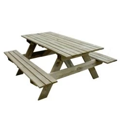 Forest Garden Rectangular Picnic Table -Outdoor garden care FGRPT4