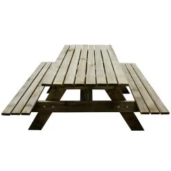 Forest Garden Rectangular Picnic Table -Outdoor garden care FGRPT5