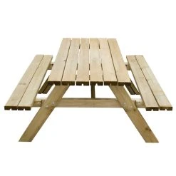 Forest Garden Rectangular Picnic Table -Outdoor garden care FGRPT6