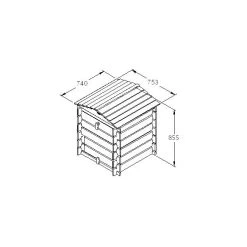 Beehive Compost Bin -Outdoor garden care FGSBHC3