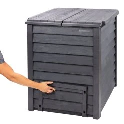 Thermo-Wood Composter -Outdoor garden care GFTW1