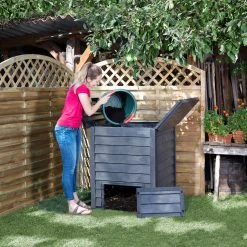 Thermo-Wood Composter -Outdoor garden care GFTW15