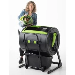 Maze 245 Litre Compost Tumbler & Accessories -Outdoor garden care GGCT13