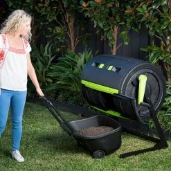 Maze 245 Litre Compost Tumbler & Accessories -Outdoor garden care GGCT4