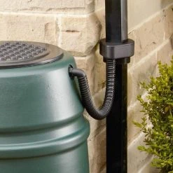 Harcostar Water Barrel 168 Litre With Stand And Divertor -Outdoor garden care GMSTRHHS168BUTTKIT3