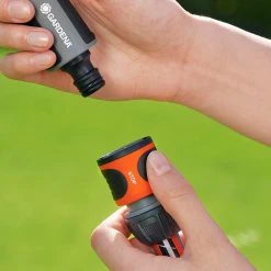 Gardena 13mm Water Stop Snap On Hose Connector 8 Gardena 13mm Water Stop Snap On Hose Connector -Outdoor garden care HCSC2N5