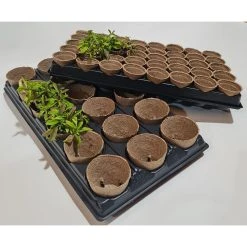 Shuttle Trays With Jiffy Pots -Outdoor garden care JPST4