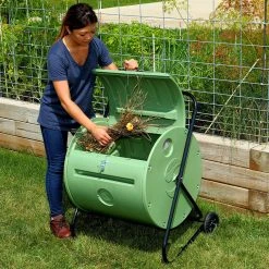 Mantis Mobile Compost Tumbler -Outdoor garden care MAMCT10