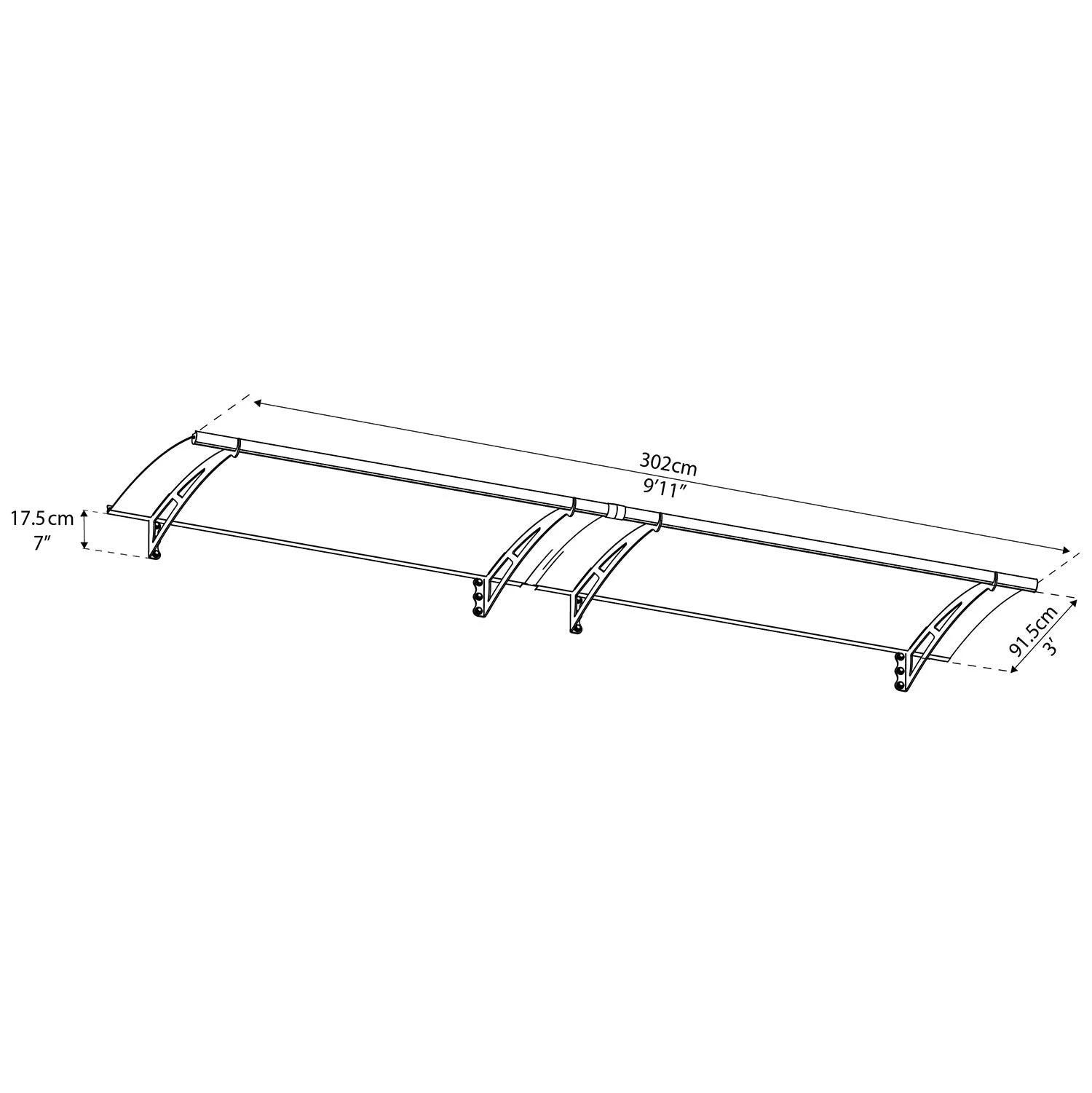 Palram Canopia Aquila Door Awnings 18 Palram Canopia Aquila Door Awnings - Image 18
