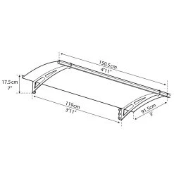 Palram Canopia Aquila Door Awnings 35 Palram Canopia Aquila Door Awnings -Outdoor garden care PAAQU6