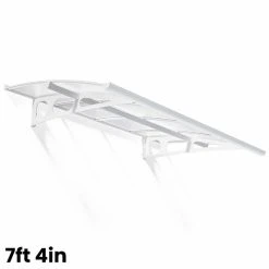 Palram Canopia Bordeaux Door Canopy White Mist 15 Palram Canopia Bordeaux Door Canopy White Mist -Outdoor garden care PABDM1