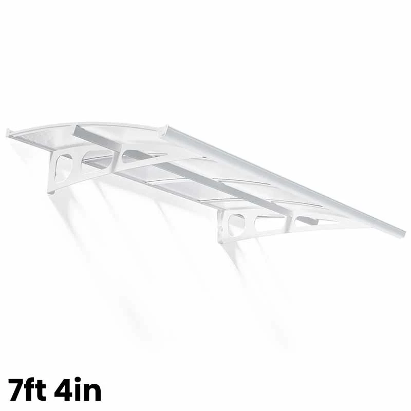 Palram Canopia Bordeaux Door Canopy White Mist 7 Palram Canopia Bordeaux Door Canopy White Mist - Image 7