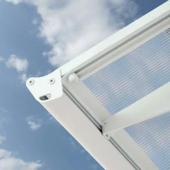 Palram Canopia Bordeaux Door Canopy White Mist 12 Palram Canopia Bordeaux Door Canopy White Mist -Outdoor garden care PABDM4