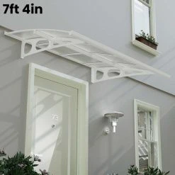Palram Canopia Bordeaux Door Canopy White Mist 11 Palram Canopia Bordeaux Door Canopy White Mist -Outdoor garden care PABDM5