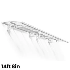 Palram Canopia Bordeaux Door Canopy White Mist 17 Palram Canopia Bordeaux Door Canopy White Mist -Outdoor garden care PABDM6