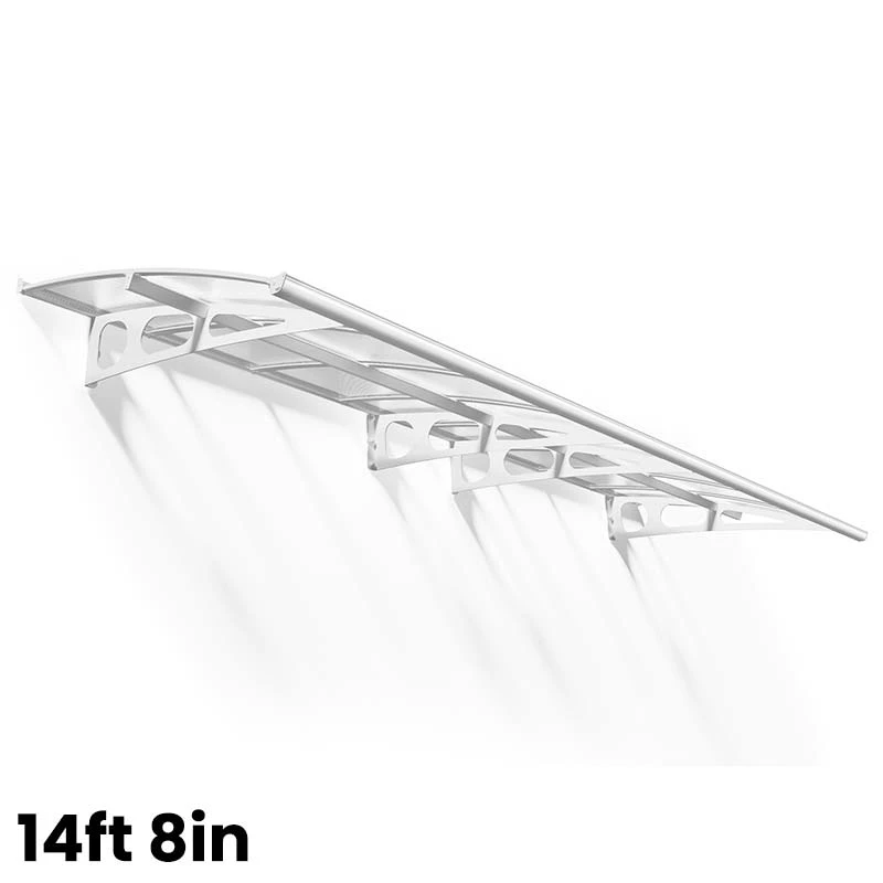 Palram Canopia Bordeaux Door Canopy White Mist 9 Palram Canopia Bordeaux Door Canopy White Mist - Image 9