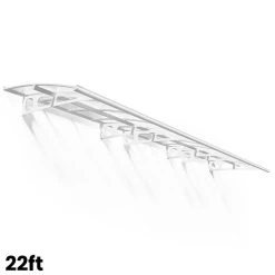 Palram Canopia Bordeaux Door Canopy White Mist 16 Palram Canopia Bordeaux Door Canopy White Mist -Outdoor garden care PABDM8