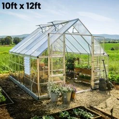 Palram Canopia Balance 10ft Wide Greenhouse -Outdoor garden care PRBA1014