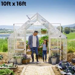 Palram Canopia Balance 10ft Wide Greenhouse -Outdoor garden care PRBA1020
