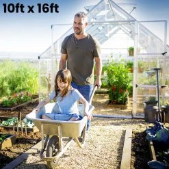 Palram Canopia Balance 10ft Wide Greenhouse -Outdoor garden care PRBA1022
