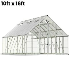 Palram Canopia Balance 10ft Wide Greenhouse -Outdoor garden care PRBA1025