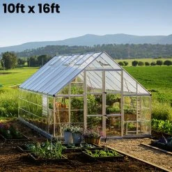 Palram Canopia Balance 10ft Wide Greenhouse -Outdoor garden care PRBA1029
