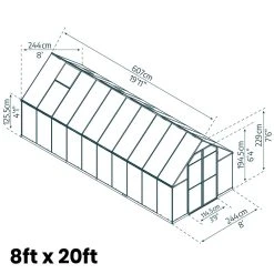 Palram Canopia Essence Greenhouse -Outdoor garden care PRESS83