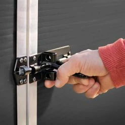 Palram Canopia Rubicon Dark Grey Shed 8ft Wide 21 Palram Canopia Rubicon Dark Grey Shed 8ft Wide -Outdoor garden care PRRS87