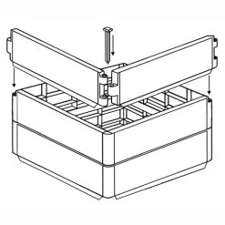 Raised Bed Border -Outdoor garden care RBB5