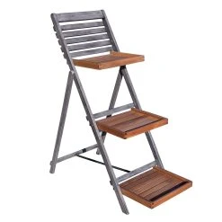 Alderley Hardwood Plant Ladder -Outdoor garden care ROALDPLANT1