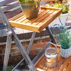 Alderley Hardwood Plant Ladder -Outdoor garden care ROALDPLANT10