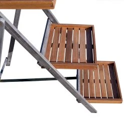 Alderley Hardwood Plant Ladder -Outdoor garden care ROALDPLANT3