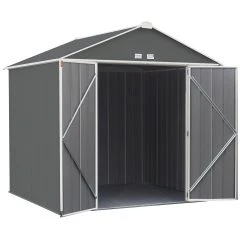 Ezee Metal Shed -Outdoor garden care ROMEZEE8