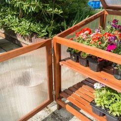 Rowlinson Square Mini Greenhouse -Outdoor garden care ROSQMG5