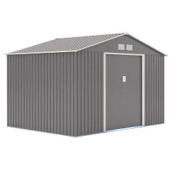 Trentvale Metal Apex Shed 10ft X 8ft -Outdoor garden care ROTRAS1084